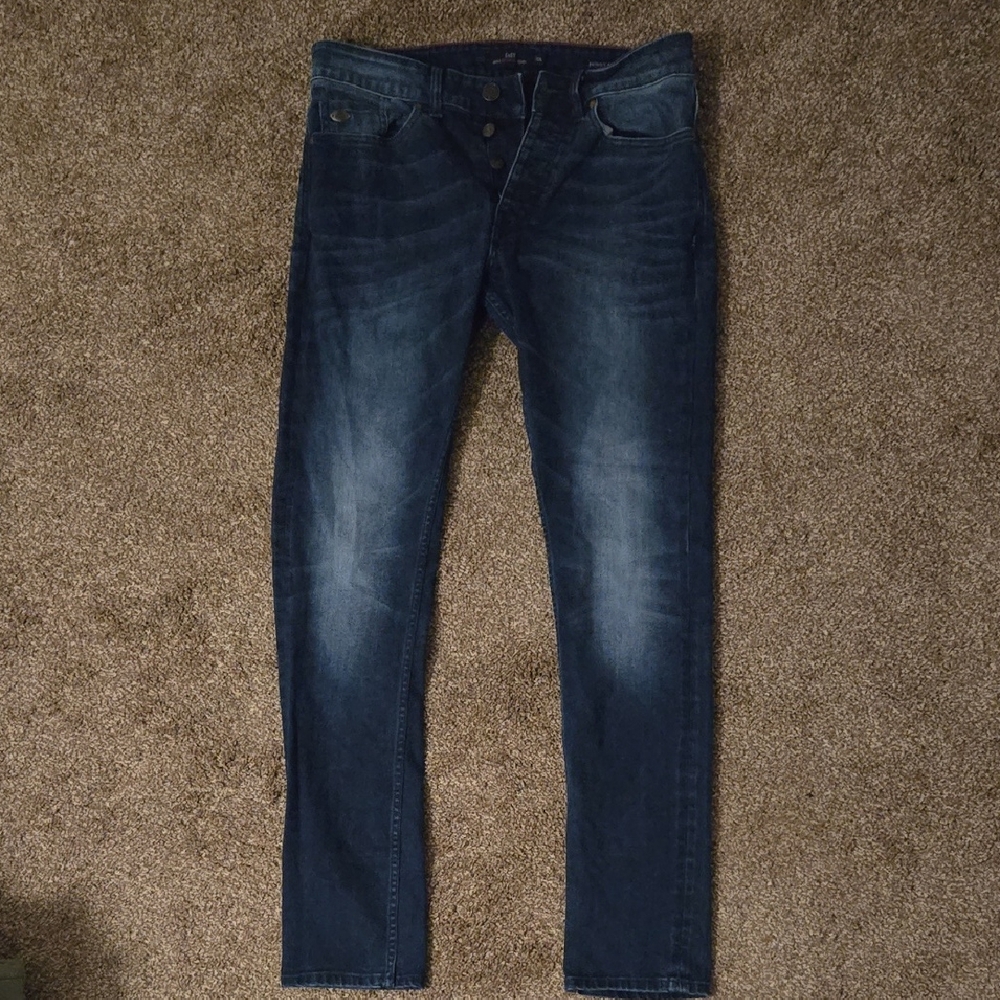 Men's Slim Fit Jeans - Dark Blue